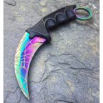 Sport si Outdoor - Sporturi de contact - Produse autoaparare - Set Box autoaparare si Cutit Karambit, 18.5 cm IdeallStore® , otel inoxidabil - Infinity.ro