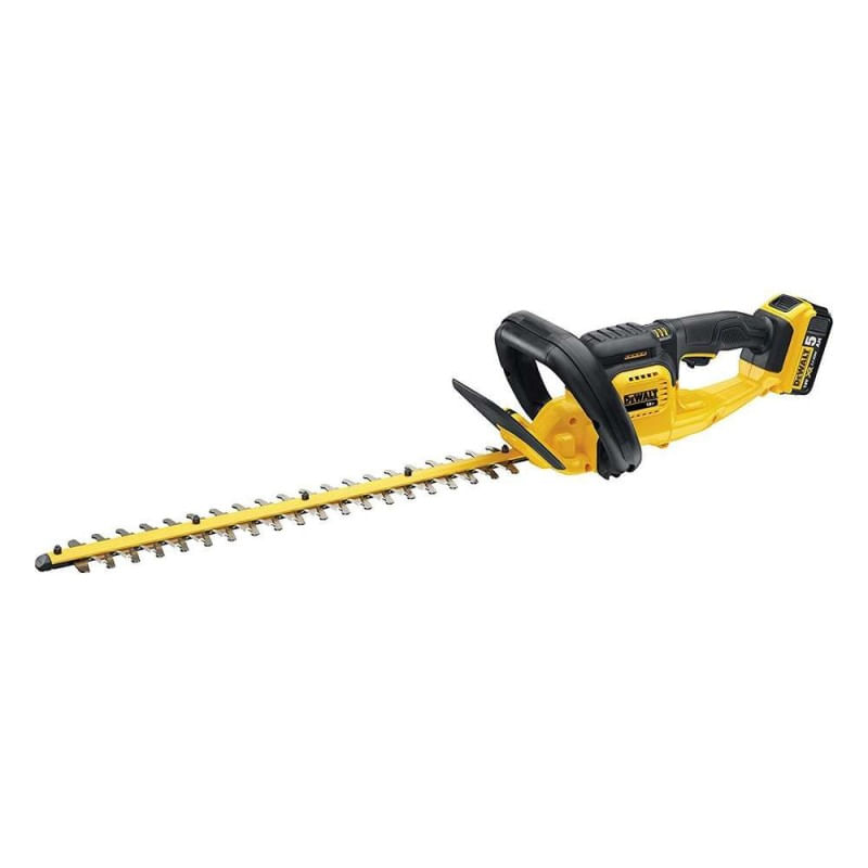 Casa si Gradina - Gradinarit si plante - Unelte gradinarit - Foarfeci gradinarit - DeWALT - Masina de tuns gard viu cu acumulator 18V, 1x5.0Ah, lama 55cm [DCM563P1-QW] - Infinity.ro