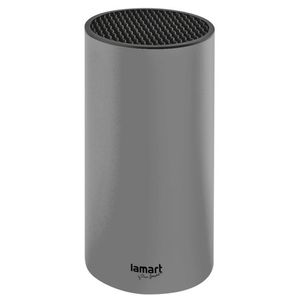 Suport pentru cutite Lamart LT2083, 11 x 22.5 cm, gri