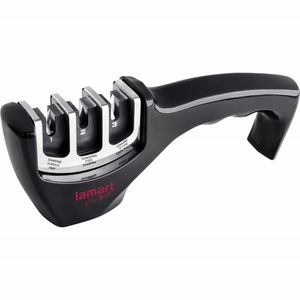 Aparat pentru ascutit cutite Lamart LT2058, 3 moduri de ascutire, maner