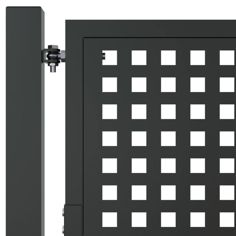 Casa si Gradina - Gradina si terasa - Garduri, panouri si accesorii - Poarta pentru gradina, antracit, 105x225 cm, otel - Infinity.ro