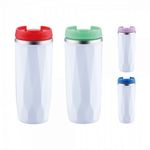 Casa si Gradina - Bucatarie si vesela - Accesorii bar - Termosuri si Cani termos - Cana termos cu pereti dubli inox Peterhoff, capacitate 400 ml, verde - Infinity.ro