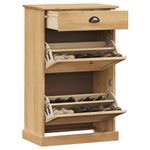 Casa si Gradina - Mobilier - Organizare si depozitare - Organizator incaltaminte - Dulap de pantofi VIGO, 60x35x96 cm, lemn masiv de pin - Infinity.ro