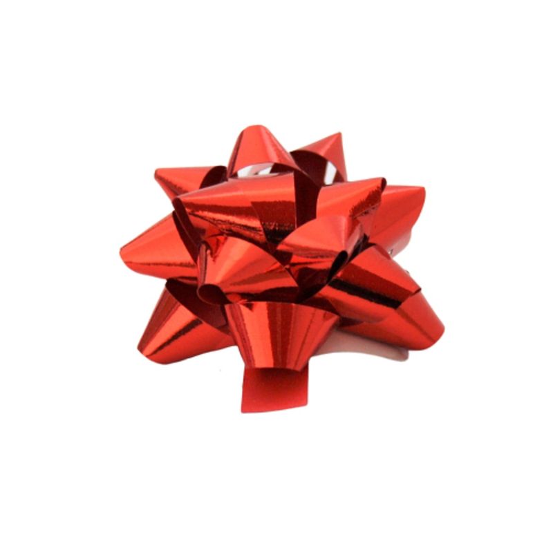 Market - Cadouri - Pungi cadou si accesorii - Stele autoadezive diametru 5 cm rosu - Infinity.ro