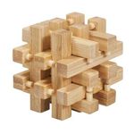 Jucarii, Copii si Bebe - Jucarii si jocuri - Jucarii & jocuri educative - Jocuri si jucarii educative - Joc logic IQ din lemn bambus in cutie metalica-2 - Infinity.ro