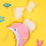 Jucarii, Copii si Bebe - Jucarii si jocuri - Jucarii & jocuri educative - Seturi de artizanat - Set creativ de cusut cu tehnica siretului - Primul meu Pandantiv Prieteni Marini, nivel 1 - Infinity.ro