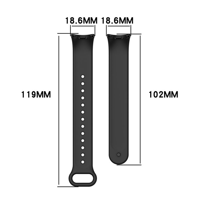 Fashion, accesorii si bijuterii - Barbati - Bijuterii barbati - Ceasuri barbati - Curea ceas compatibila cu Xiaomi Mi Band 8 NFC, Negru - ES00736 - Infinity.ro