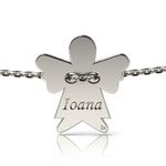 Fashion, accesorii si bijuterii - Femei - Bijuterii femei - Bratari femei - Bratara cu lantisor din argint Ingeras - Infinity.ro