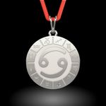 Fashion, accesorii si bijuterii - Femei - Bijuterii femei - Bratari femei - Pandantiv din argint cu snur model Cancer - Infinity.ro