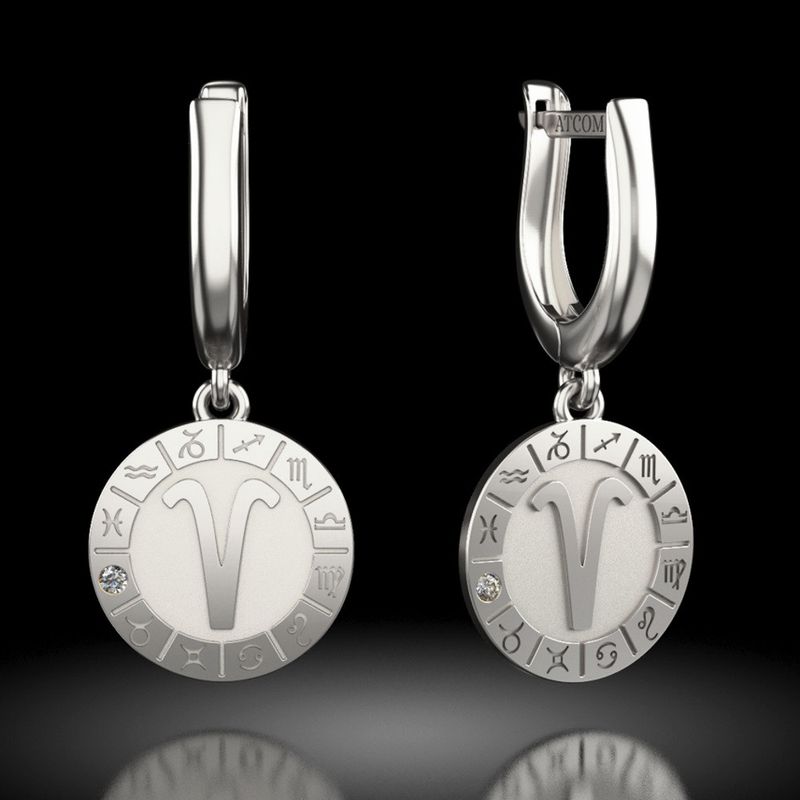 Fashion, accesorii si bijuterii - Femei - Bijuterii femei - Bratari femei - Cercei din argint model Aries - Infinity.ro