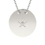 Fashion, accesorii si bijuterii - Femei - Bijuterii femei - Bratari femei - Lantisor cu pandantiv din argint model Steaua nordului - Infinity.ro