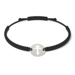 Fashion, accesorii si bijuterii - Femei - Bijuterii femei - Bratari femei - Bratara din argint cu snur model Ortodox 17 - Infinity.ro