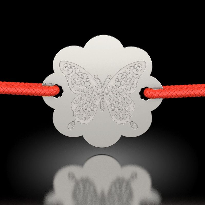 Fashion, accesorii si bijuterii - Femei - Bijuterii femei - Bratari femei - Bratara din argint model I love butterfly - Infinity.ro