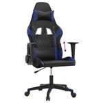 PC, gaming si accesorii - Gaming - Accesorii gaming - Scaune gaming - Scaun de jocuri, negru si albastru, piele ecologica - Infinity.ro