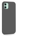 Laptop, Telefoane si Tablete - Telefoane mobile si accesorii - Accesorii Telefoane - Huse telefoane - Husa pentru Apple iPhone 11, Silicon, Gri, 50791.155 - Infinity.ro