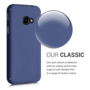 Husa pentru Samsung Galaxy Xcover 4/Galaxy Xcover 4s, Silicon, Albastru, 42413.186