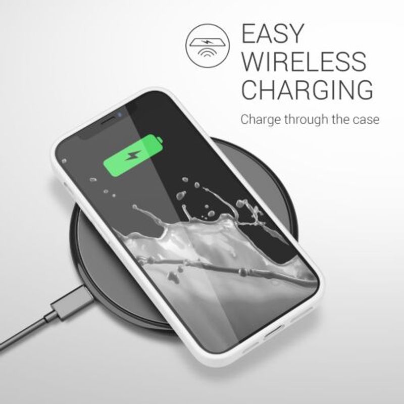 Laptop, Telefoane si Tablete - Telefoane mobile si accesorii - Accesorii Telefoane - Huse telefoane - Husa pentru Apple iPhone 12/iPhone 12 Pro, Silicon, Alb, 53938.48 - Infinity.ro