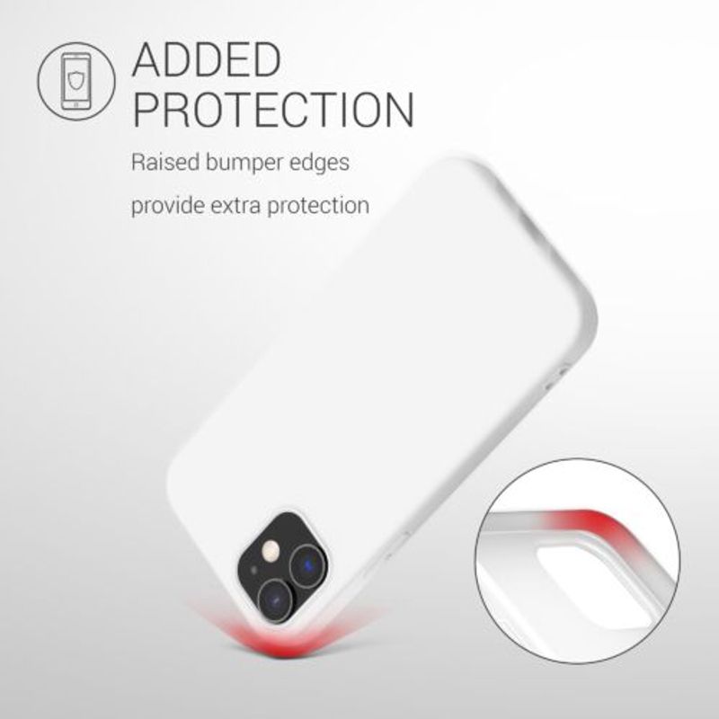 Laptop, Telefoane si Tablete - Telefoane mobile si accesorii - Accesorii Telefoane - Huse telefoane - Husa pentru Apple iPhone 12/iPhone 12 Pro, Silicon, Alb, 53938.48 - Infinity.ro