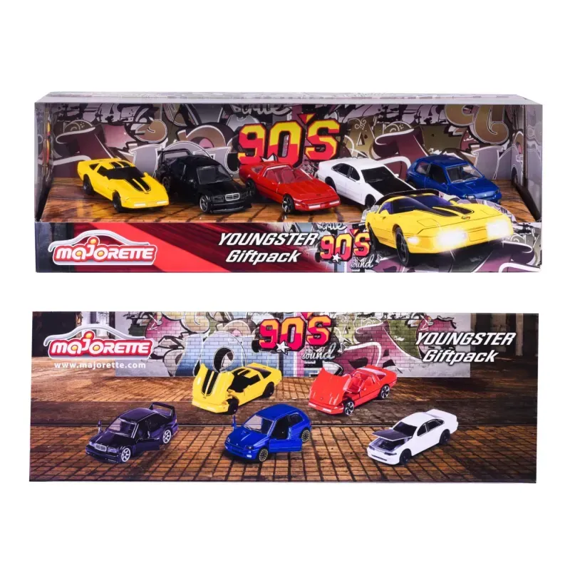 Jucarii, Copii si Bebe - Jucarii si jocuri - Vehicule si jucarii cu telecomanda - Masinute - Majorette set youngster 5 masinute 7.5cm - Infinity.ro