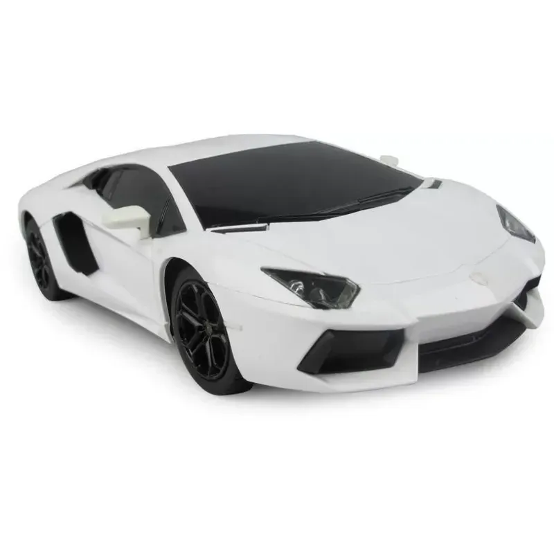 Jucarii, Copii si Bebe - Jucarii si jocuri - Vehicule si jucarii cu telecomanda - Masinute - Masina cu telecomanda lamborghini aventador alb cu scara 1 la 24 - Infinity.ro
