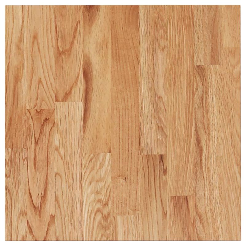 Casa si Gradina - Mobilier - Feronerie si accesorii mobila - Blat masa patrat maro deschis 50x50x1,5cm lemn stejar tratat - Infinity.ro