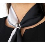 Fashion, accesorii si bijuterii - Femei - Bijuterii femei - Inele femei - Inel decorativ pentru esarfa, 18 mm - Argintiu - Infinity.ro