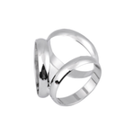 Fashion, accesorii si bijuterii - Femei - Bijuterii femei - Inele femei - Inel decorativ pentru esarfa, 18 mm - Argintiu - Infinity.ro