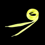 Fashion, accesorii si bijuterii - Femei - Incaltaminte femei - Accesorii incaltaminte - Sireturi satinate Kyrra, 1.9 x 110 cm, Galben neon - Infinity.ro