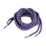 Fashion, accesorii si bijuterii - Femei - Incaltaminte femei - Accesorii incaltaminte - Set 2 sireturi rotunde poliester pentru pantofi sport 0,5 x 130 cm, Violet alb - Infinity.ro