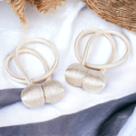 Casa si Gradina - Textile si covoare - Perdele si draperii - Accesorii perdele si draperii - Set 2 magneti decorativi pentru perdele si draperii, Crem - Infinity.ro