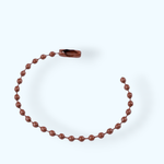 Casa si Gradina - Decoratiuni - Obiecte decorative - Accesorii decorative - Lant metalic decorativ cu bile, lungime 10 cm, Maro - Infinity.ro