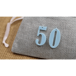 Casa si Gradina - Decoratiuni - Obiecte decorative - Accesorii decorative - Set 10 numere din plastic pentru cusut, agatat sau lipit 0-9, Bleu - Infinity.ro