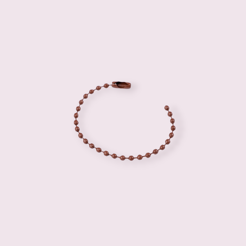 Casa si Gradina - Decoratiuni - Obiecte decorative - Accesorii decorative - Lant metalic decorativ cu bile, lungime 10 cm, Maro - Infinity.ro