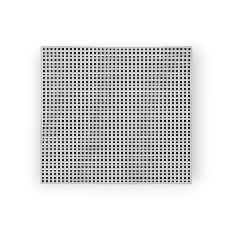 Casa si Gradina - Decoratiuni - DIY - Articole mercerie - Plasa din plastic pentru tapiko si broderie, 14,2 x 14,2 cm, Alb - Infinity.ro