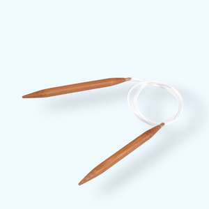 Andrele circulare din bambus pentru tricotat, marime 10 mm