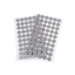 Casa si Gradina - Decoratiuni - DIY - Articole mercerie - Set complet 60 buline arici autoadezive, puf si scai, Ø15 mm, Gri - Infinity.ro