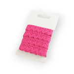 Casa si Gradina - Decoratiuni - DIY - Articole mercerie - Dantela bumbac crosetata, 15 mm x 3 m, Roz intens - Infinity.ro