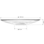 Casa si Gradina - Bucatarie si vesela - Cani si pahare - Cani si cesti - Set 2 cani si 2 farfurioare, Quasar & Co.®, farfurioara 10.5 cm, cana 350ml cu pereti dubli, termorezistent, transparent - Infinity.ro