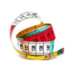 Casa si Gradina - Decoratiuni - DIY - Articole mercerie - Centimetru de croitorie, 2 fete cm si inch, 150 cm Multicolor - Infinity.ro