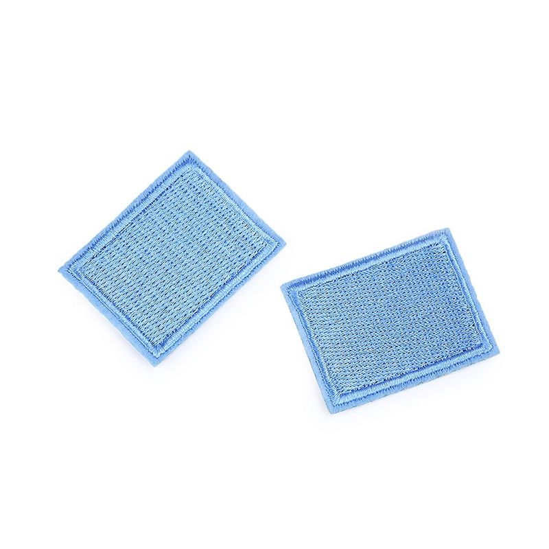 Casa si Gradina - Decoratiuni - DIY - Articole mercerie - Petic textil termoadeziv Kyrra 3 x 4 cm Bleu - Infinity.ro