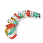 Casa si Gradina - Decoratiuni - DIY - Articole mercerie - Centimetru de croitorie, 2 fete cm si inch, 150 cm Multicolor - Infinity.ro