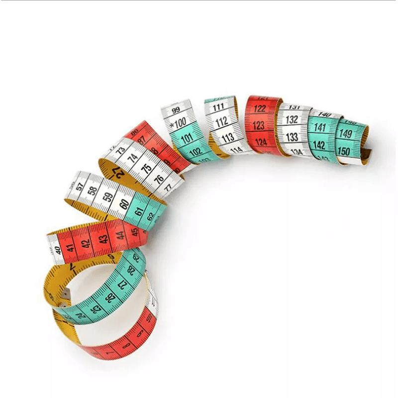 Casa si Gradina - Decoratiuni - DIY - Articole mercerie - Centimetru de croitorie, 2 fete cm si inch, 150 cm Multicolor - Infinity.ro