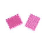 Casa si Gradina - Decoratiuni - DIY - Articole mercerie - Petic textil termoadeziv Kyrra 3 x 4 cm Roz mediu - Infinity.ro