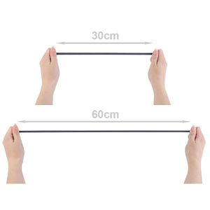 Elastic simplu plat, latime 6.6 mm, lungime 5 m, Verde neon