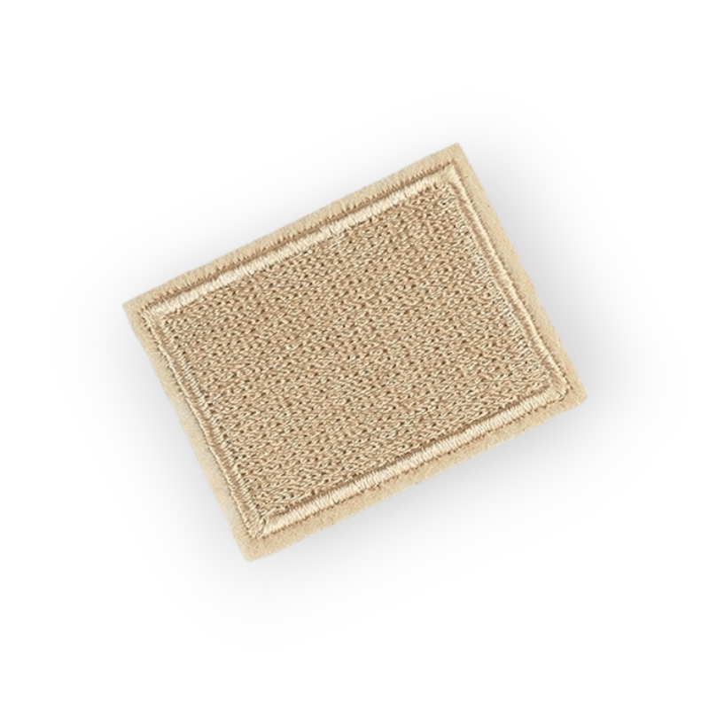 Casa si Gradina - Decoratiuni - DIY - Articole mercerie - Petic textil termoadeziv Kyrra 3 x 4 cm Bej - Infinity.ro