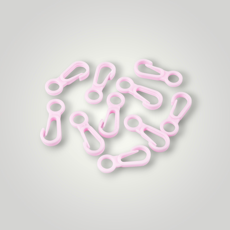 Casa si Gradina - Decoratiuni - DIY - Articole mercerie - Set 10 mini carabine din plastic 12 x 32 mm Roz deschis - Infinity.ro