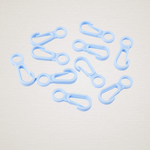 Casa si Gradina - Decoratiuni - DIY - Articole mercerie - Set 10 mini carabine din plastic 12 x 32 mm Albastru deschis - Infinity.ro