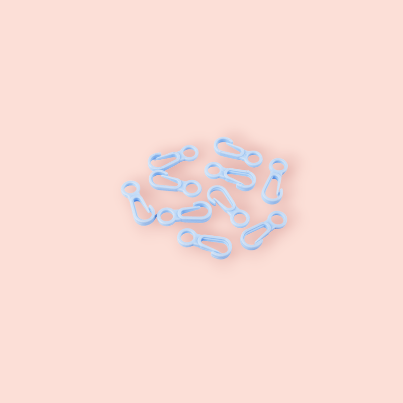 Casa si Gradina - Decoratiuni - DIY - Articole mercerie - Set 10 mini carabine din plastic 12 x 32 mm Albastru deschis - Infinity.ro