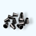 Casa si Gradina - Decoratiuni - DIY - Articole mercerie - Set 10 terminatii metalice pentru snur 5.5 mm Nichel negru - Infinity.ro