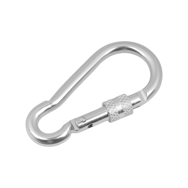 Casa si Gradina - Decoratiuni - DIY - Articole mercerie - Carabina metalica cu prindere de siguranta 35 x 70 mm, Argintie - Infinity.ro